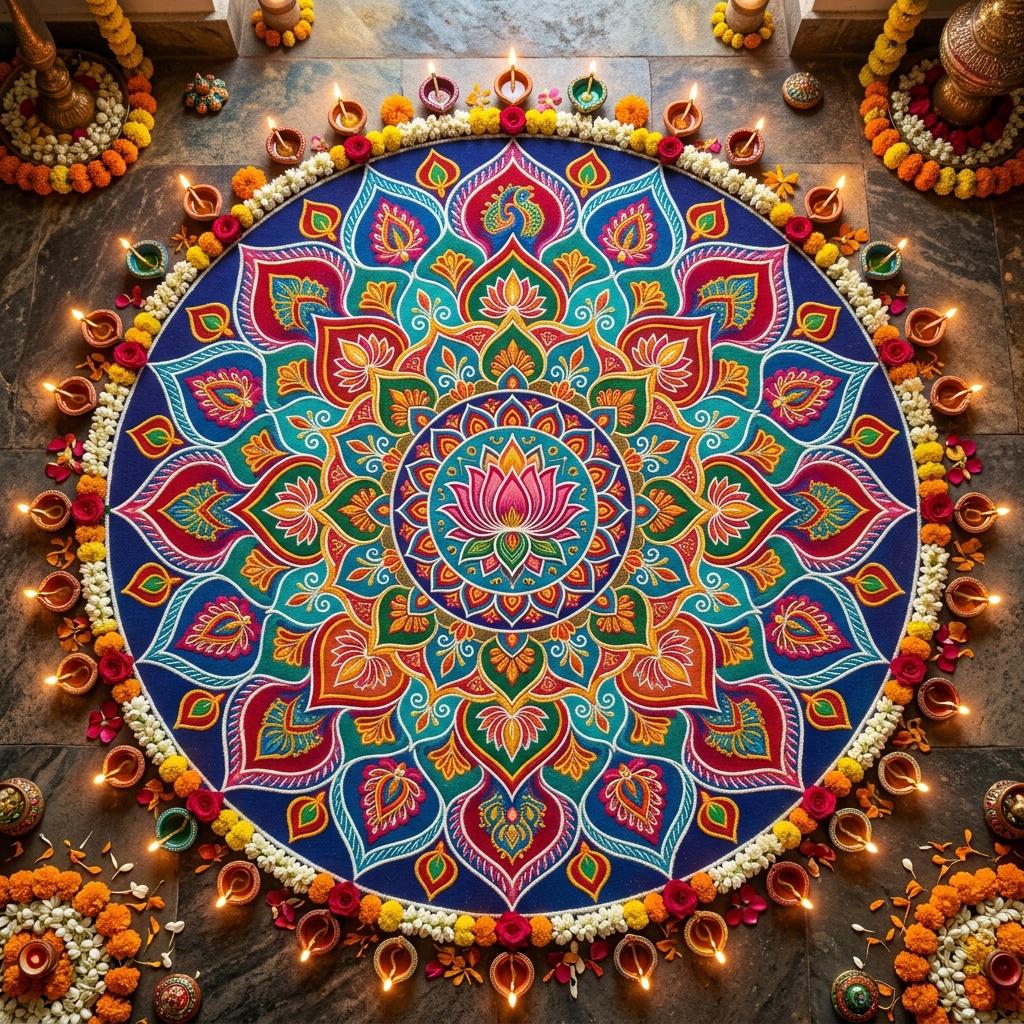 Sacred Rangoli & Mandalas